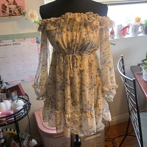 Off the shoulder dress